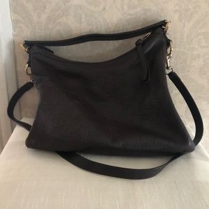 Gucci Miss GG hobo. Brown Guccissima leather